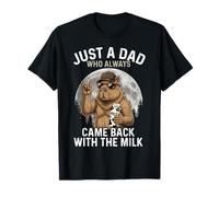 Capybara Papa est Juste Un Papa Qui revenait Toujours avec du Lait T-Shirt