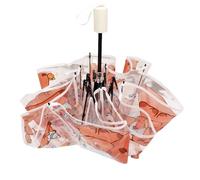 Capybara Parapluie pliable - 27,9 cm, ouverture automatique, imprimé dessin animé transparent | Outil de voyage compact et coupe-vent, abri de pluie léger pour | Parasol à bulles cadeau