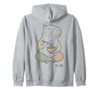 Capybara Peaceful Zen Ramen Nouilles Minimaliste Sabi Wabi Sweat à Capuche