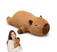 Capybara - Peluche Capybara - 45 cm - Grande peluche douce - Taille XXL - Idéal comme compagnon de sommeil et décoration