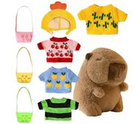 Capybara Peluche Capybara mignonne, animale réaliste, coussin d'intérieur, cadeau pour la rentrée des classes, anniversaire, Noël, bébé fille