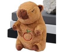 Capybara Peluche Interactive Respirante avec Quatre Effets Lumineux de Musique, Design Mignon de Douce, Peluche décorative Confortable avec Une présence apaisante | Convient pour Chambre