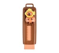 Capybara Pencil Eraser - Retractable Rubber for Drawing | Cartoon Stationery with Push-Pull Design, Cute School Supply, Fun Writing Accessory for Kids Teens Adults Classroom Prizes