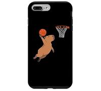 Capybara Playing Sports Wild Animal Rodents Basketball Coque pour iPhone 7 Plus/8 Plus