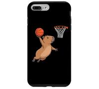 Capybara Playing Sports Wild Animal Rodents Basketball Coque pour iPhone 7 Plus/8 Plus