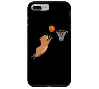 Capybara Playing Sports Wild Animal Rodents Basketball Coque pour iPhone 7 Plus/8 Plus