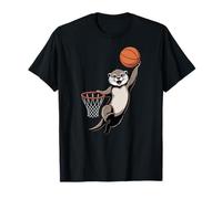Capybara Playing Sports Wild Animal Rodents Basketball T-Shirt