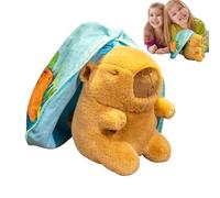 Capybara Plüsch - Capybara Stoffed Animal, Devenez Oeuf Capybara Plush Toys | Coussin de canapé doux, Collectionneurs créatifs d'animaux créatifs de 18 cm/7,09 pouces pour la décoration de la maison