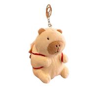 Capybara Plush Keychain, Bag Pendant Doll, 4.72 inches, Purse Backpack Charm, Cute Keyholder Accessory, Stuffed Animal Keyring, Soft Mini Toy, for Kids Adults Gift, Portable Decoration, Adorable