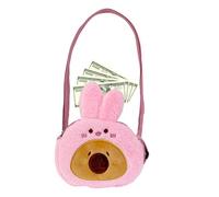 Capybara Plush Purse, Animal Shaped Wallet, Plush Change Purse, Cartoon Capybara Bag, Stuffed Animal Purse, Adjustable Plush Bag, Capybara Stuffed Wallet, Cute Animal Wallet, Plush Key Holder