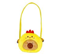 Capybara Plush Purse, Cartoon Capybara Change Purse, Animal Shaped Wallet, Stuffed Animal Purse, Adjustable Plush Bag, Animal Shaped Purse for Kids, Plush Bag for Holding Phones, Change, and Cards