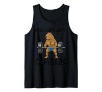 Capybara Poids de levage drôle Entraînement Musculaire Musculaire Débardeur