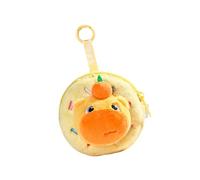 Capybara Porte-clés en peluche avec écouteurs et porte-monnaie pour étudiants, accessoire de voyage, sac à dos d'étudiant, jaune, Beauté de masse