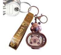 Capybara Porte-clés lumineux en forme d'animal | Pendentif en forme de TV - Charme de sac magicien, décoration d'intérieur pour salon, chambre à coucher, Fumer, Siehe Beschreibung