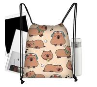 Capybara pour les filles - imperméable avec cordon de serrage - salle de sport, Femmes Hommes Gym Plage Entraînement École Voyage, B, riferimento alla descrizione