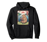 Capybara Ramen Kawaii Anime Graphic Japonais Vintage Capy Sweat à Capuche