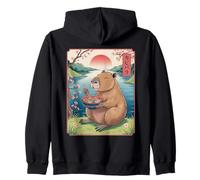 Capybara Ramen Kawaii Anime Graphic Japonais Vintage Capy Sweat à Capuche