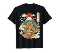 Capybara Ramens Nouilles Japonaises Kawaii T-Shirt