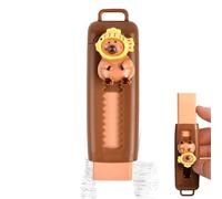 Capybara Retractable Erasers, Push Pull Drawing Rubber, Cartoon Animal Stationery, Cute Click Eraser for Kids, Clean Writing Tool, School, Art Supplies, Desk, Classroom Prizes, Sketching