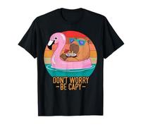 Capybara rétro Dont Worry Be Capy Kids Youth Women Men Boys T-Shirt
