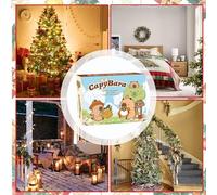 Capybara s 2025, 24 jours 3D Christmas Countdown Toys, Calendar Playset For Holiday Birthday Christmas Fun Gift Idea