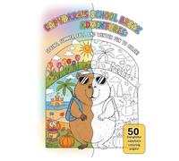 Capybara’s School Break Adventures: Spring, Summer, Fall, and Winter Fun to Color