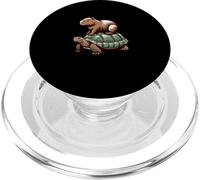 Capybara Sac à Dos avec Tortue Capybara et Tortue PopSockets PopGrip pour MagSafe