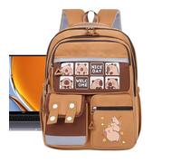 Capybara Sac à dos de voyage - Sac à dos spacieux Capybara - Sac à dos d'écolier pour trajets - Motif animal - Sac à dos robuste et léger avec de nombreux compartiments pour la vie quotidienne, les