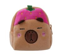Capybara Sac à dos en peluche multifonction pour organisation portable, rose, Refer to description, Unisexe