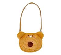 Capybara Sac en peluche Capybara | Sac en peluche Capybara diagonal Cartoon Capybara | Sac en peluche réglable amusant pour enfants, marron clair, Voir description, Voir description