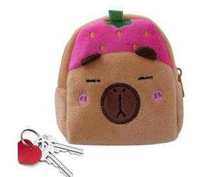 Capybara Sacs à main en peluche,Sac à main en peluche Pochette de rangement