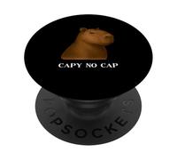 Capybara sans Casquette drôle pour de Vrai PopSockets PopGrip Adhésif
