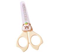 Capybara Scissors - Outil de sécurité pour dessins animés | Cisailles artisanales à pointe | Anti Slip Many Stationery | Fournitures amusantes pour l'école primaire pour projets