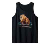 Capybara Sportif pour Les Amateurs de soulevé de Terre et Les Animaux de Gym Débardeur