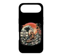 Capybara Surfing Mahjong Time Tropical Beach Wave Coque pour iPhone Air