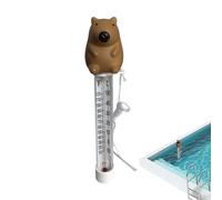 Capybara Thermomètre De Piscine Flottant, Lectures Rapides De La Température, 21 X 4 Cm, Température De L'eau, Thermomètres De Piscine, Flottant Et Portable, Pour Baignoire, Douche, Aquarium, Pêche