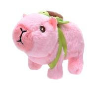 Capybara-Tier-Tier-Plush Figure avec Sac à Dos, Jouets Animaux interactifs avec Un Design Mignon pour câliner et Jouer | Idéal pour est adaptée à la sécuritles Filles garçons Cadeau zimmerdek