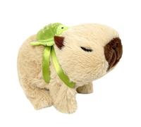 Capybara-tier-tier-Plush Figure avec sac à dos, jouets animaux interactifs avec un design mignon pour câliner et jouer | Idéal pour les est adaptée à la sécurit filles garçons cadeau zimmerdek
