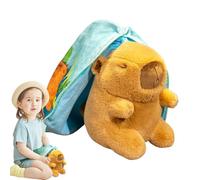 Capybara Toy - Capybara en Peluche, devenez Un œuf Capybara en Peluche | Figurine créative de collectionneurs d'animaux créatifs de 18 cm, Oreiller de canapé Doux pour Salon