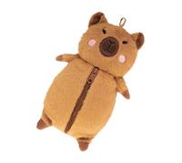 Capybara Trousse de rangement spacieuse pour crayons sur le thème du thème - Porte-stylos mignon avec grande capacité - Sac de rangement de maquillage multi-usage pour le