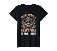 Capybara, tu ES Soit Un Gars Intelligent, Soit Un Pet, Une Odeur drôle T-Shirt Graphique avec Valeur, Femme, Noir, L