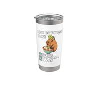 Capybara Turtle Ramen Liste des choses que j'aime Kawaii mignon Gobelet isotherme en acier inoxydable double paroi