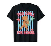 Capybara, Un Animal trop Cool pour Les écoliers T-Shirt Graphique avec Valeur