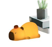 Capybara Veilleuse de dessin animé Capybara, lampe LED de 15,2 cm avec lueur douce, statue d'animal sensoriel, lampe de nuit mignonne avec design adorable, lumières d'intérieur pour chambre d'enfant