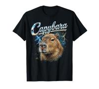 Capybara Vintage 90s Retro Funny Capybara 80's Hommes Femmes T-Shirt