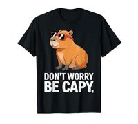 Capybara Vintage Retro Style Awesome Don't Worry, Be Capy T-Shirt