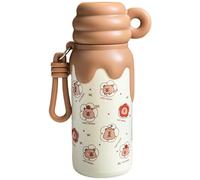 Capybara Water Bottle Liner en acier inoxydable Capybara Isulate Water Bottle with transport Strap Falfroofing The Brinking tasse pour enfants et filles, 14ozcapybara