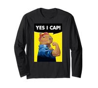 Capybara Yes I Casquette Amusante pour garçons et Filles Manche Longue