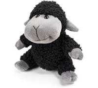 capybaraflying Peluche en Laine de Mouton Douce, Mouton Noir en Peluche, Animal de Ferme réaliste Agneau, Cadeau pour Enfants et Adultes - 13 cm/5in