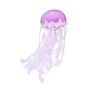 capybaraflying Peluche méduse réaliste de 15 cm/6in, série océan créative Peluche méduse, idéale pour décorer Une scène d'anniversaire, Jouet éducatif Amusant pour Enfants (Violet)